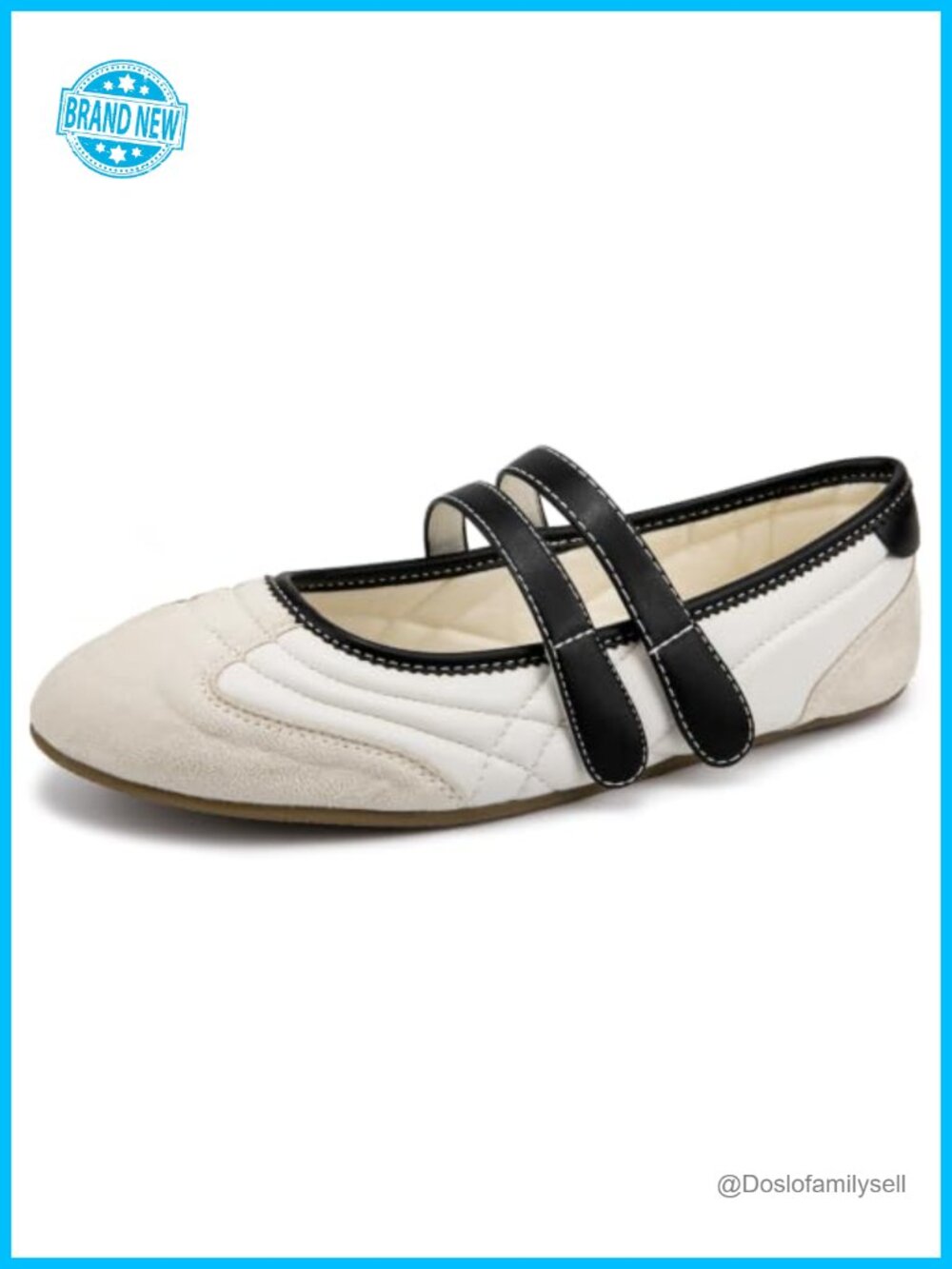 Mary Jane Flats Adjustable Strap Slip-On Comfort Sneakers